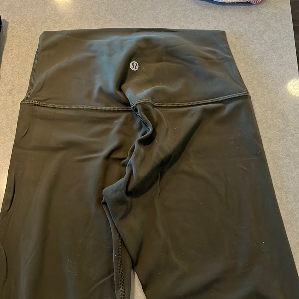 Lululemon athletica align 25” legging pant army green